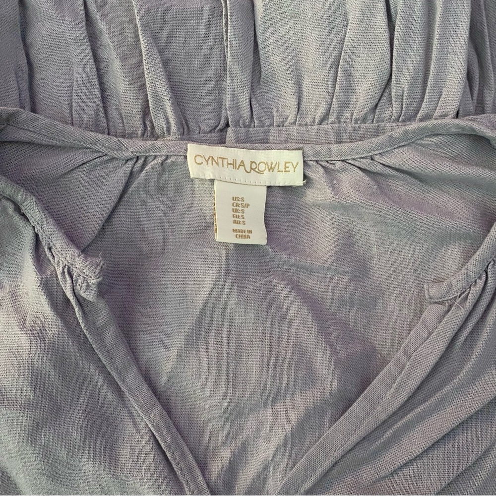 Cynthia Rowley Light Purple Long Sleeve Dress - Picture 4 of 4